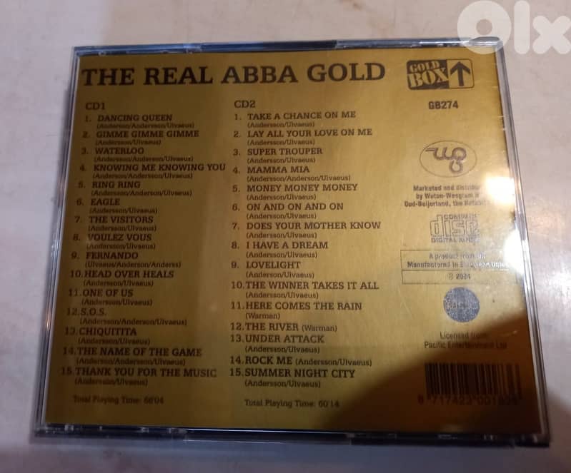 The Real Abba Gold – Dancing Queen  2 x CD, Box Set, Compilation 3