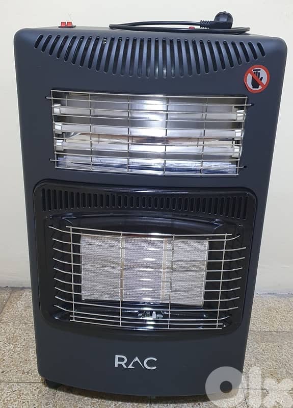 دفاية ماركة RAC شبه جديد كتير كتير نضيف و مستعمل قليل كهرباء وغاز ١٠٠$ 7