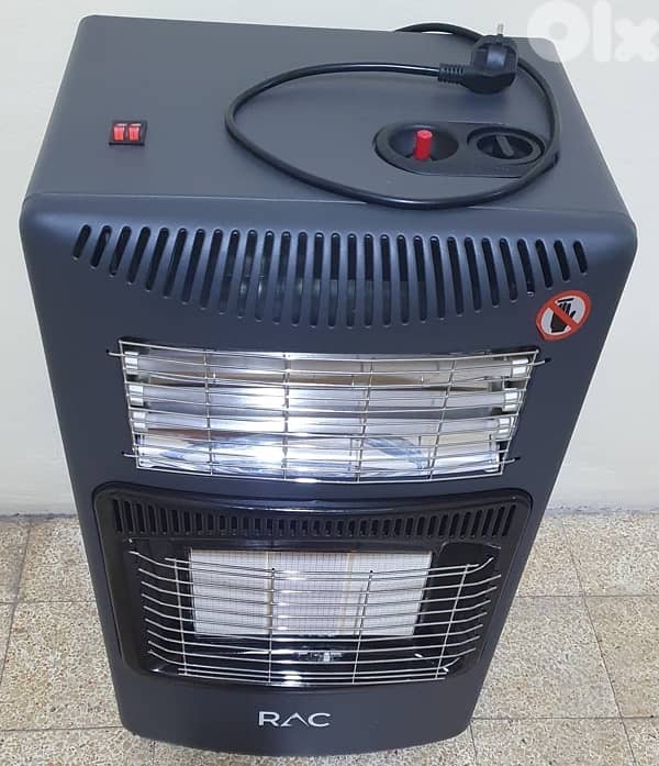 دفاية ماركة RAC شبه جديد كتير كتير نضيف و مستعمل قليل كهرباء وغاز ١٠٠$ 11