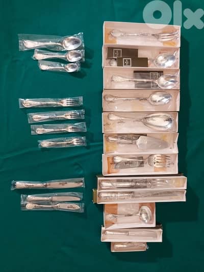 Christofle Silverware 12 Sets + Serving Set