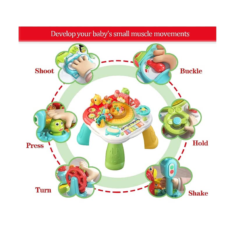 Baby Educational Musical Table - طاولة تعليمية موسيقية للأطفال 2