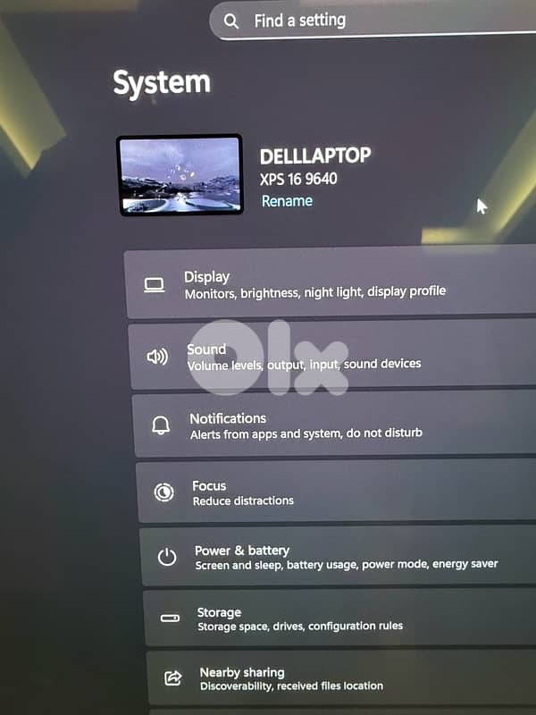 Dell XPS 9640 Core Ultra 9-185H 32GB 1TB SSD 16″UHD+ 4Ktouch RTX 4070 9