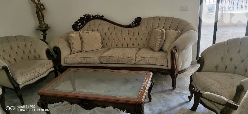 صالون خشب زين حفر 3