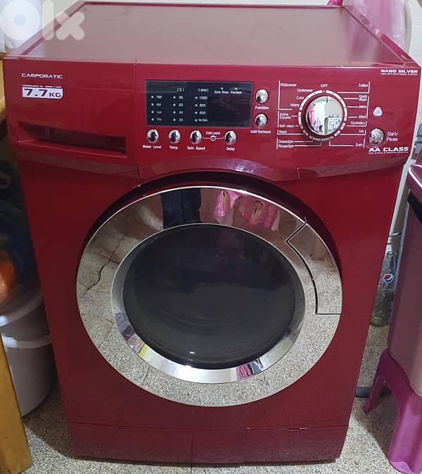 Washing machine & dryer Campomatic 7.7 kilo like new very gd condition 6