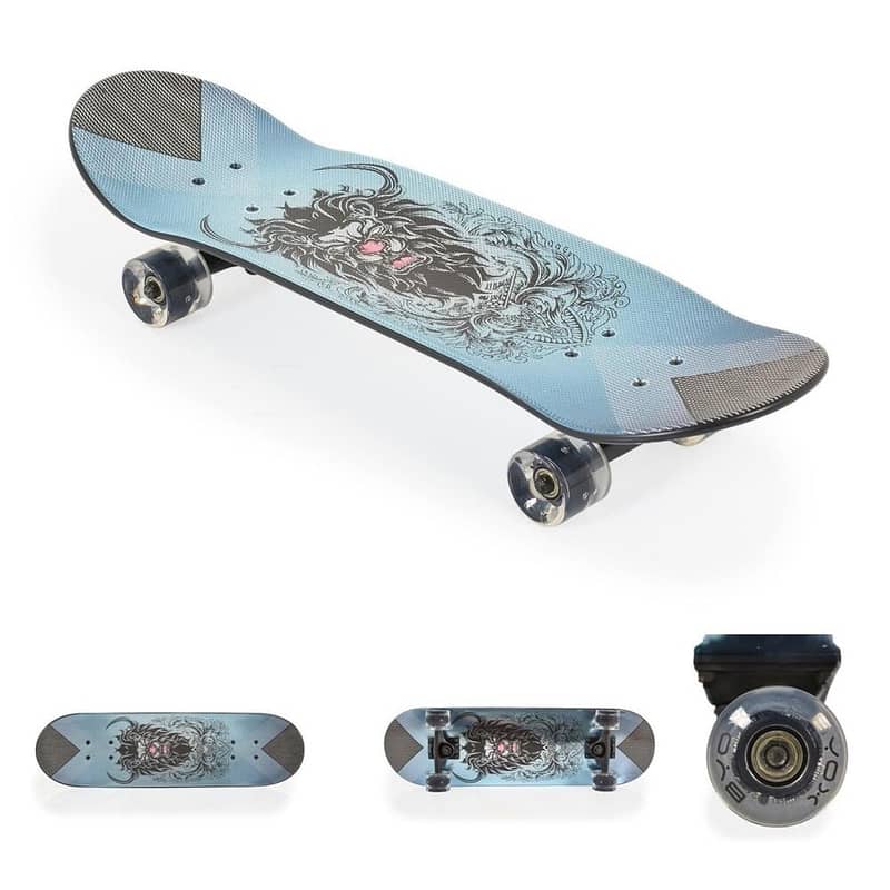 Skateboard with LED Light Wheels - لوح تزلج بعجلات مضيئة 1