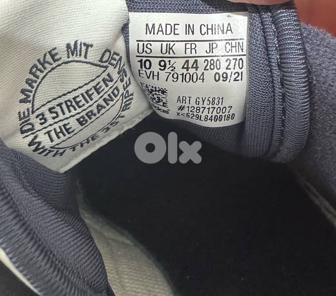 Adidas Forum size 44 5