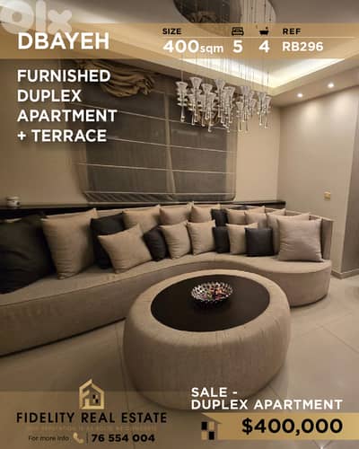 Apartment for sale in Dbayeh RB296 شقة  للبيع في ضبية