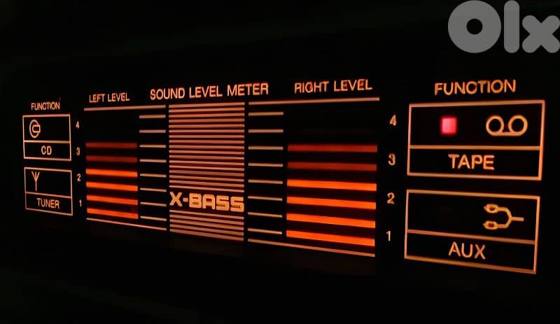 vintage stereo class 1  radio cassette cd aux قديم شغال 1