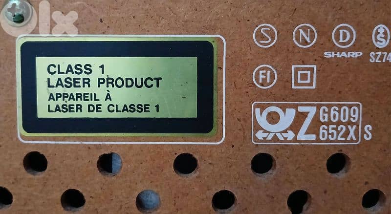 vintage stereo class 1  radio cassette cd aux قديم شغال 3