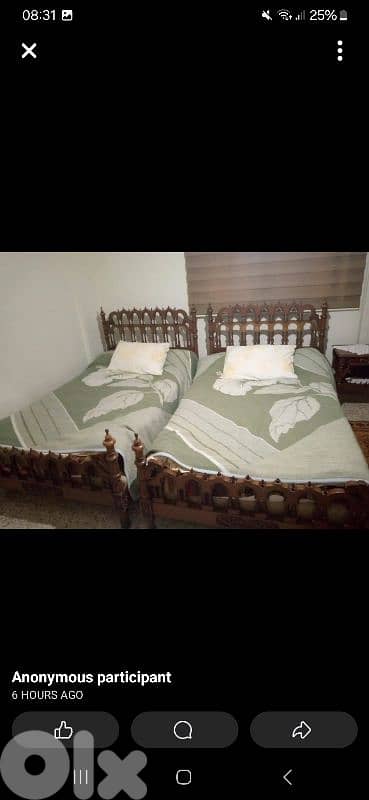 غرفه نوم انتيك خشب زين 2