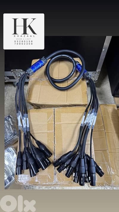 Snack Cable 8 channels - 2 meters