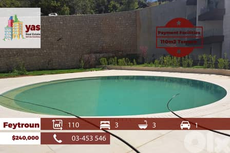 Feytroun 110m2 + 110m2 Terrace | New Apartment | Prime Location | DA |