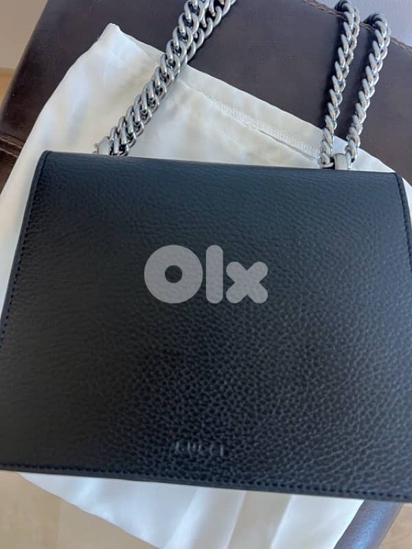 Gucci dionysus black genuine leather mini bag brand new (not used) 3