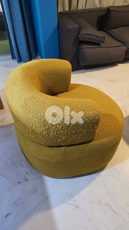 yellow armchair 2