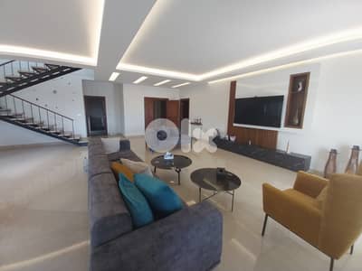 Luxury Duplex for Rent In Awkar | Open Sea View