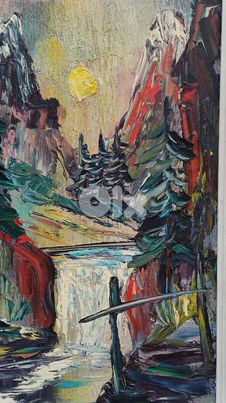 لوحة رسم زيتي اوروبية 5