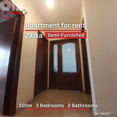 Semi-furnished apartment in Zalka شقة نصف مفروشة في الزلقا