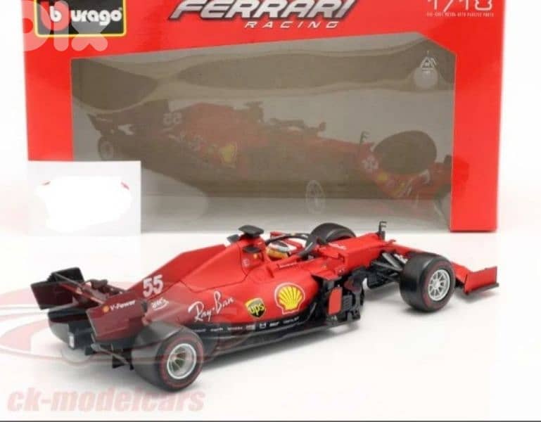 Ferrari SF21 (Carlos Sainz Jr) 2021 diecast car model 1;18 4