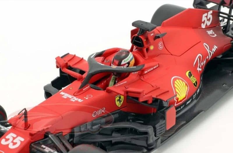 Ferrari SF21 (Carlos Sainz Jr) 2021 diecast car model 1;18 5