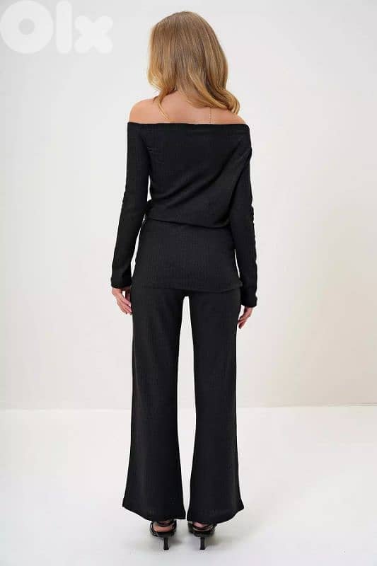 co ord black cotton very soft set 1