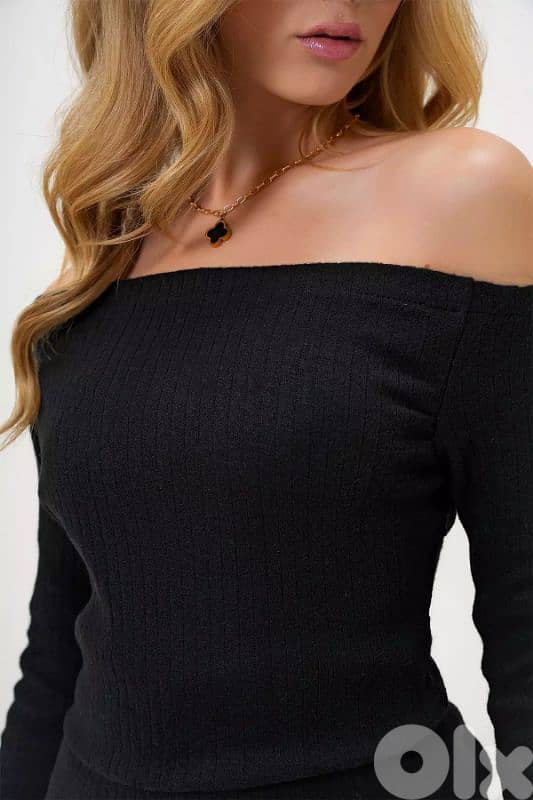 co ord black cotton very soft set 2