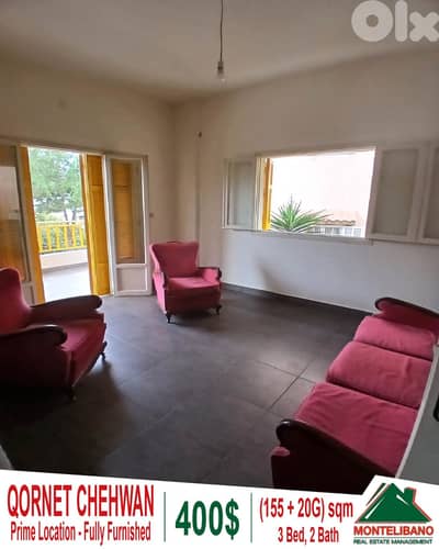 155 sqm Apartment For Rent in Qornet Chehwan (قرنة شهوان) + View
