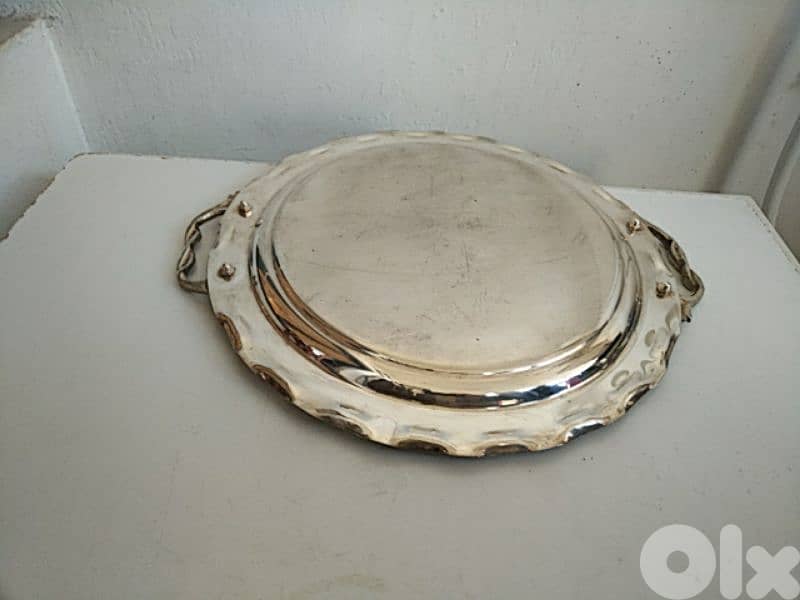 Old silver-plated plate - Not Negotiable 1