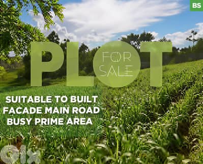 Prime area, Facade Road directly, Square Shape,zalka/زلقا REF#BS131482