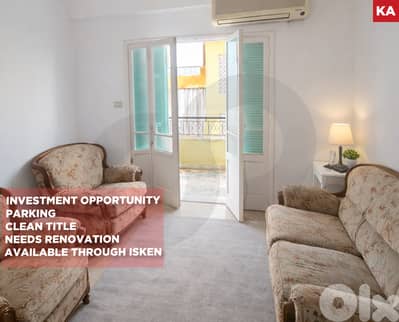 Needs renovation/Elevator/PARKING/Achrafieh/الأشرفية ! REF#KA131480 !