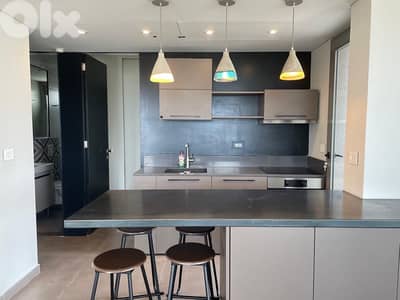 Modern Minimalistic apart with terrace and sea view