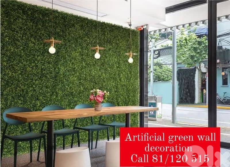 artificial green wall decoration 1
