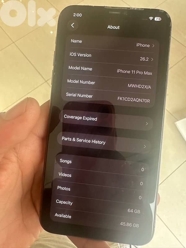 IPhone 11 pro max 64g 4