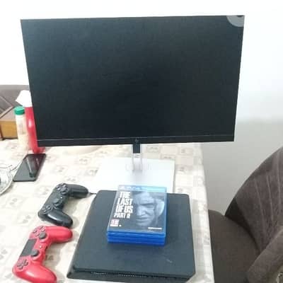 Monitor+used PS4