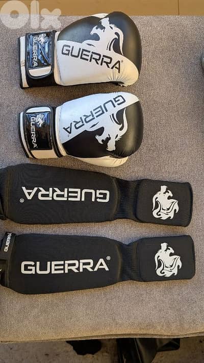 Guerra Boxing Gloves & Shin Guards