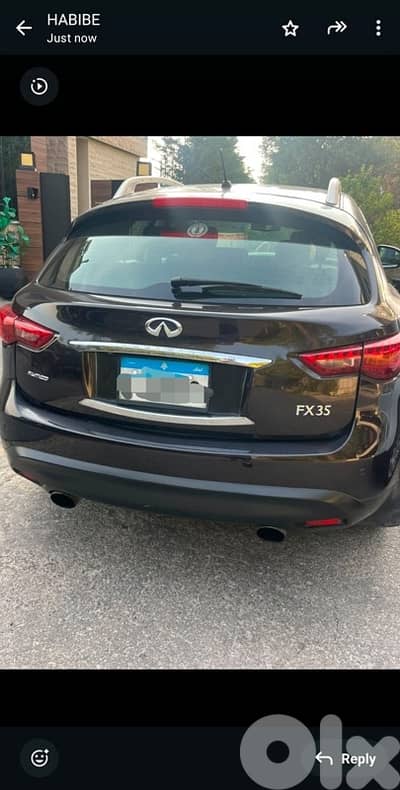 Infiniti Fx series 2012