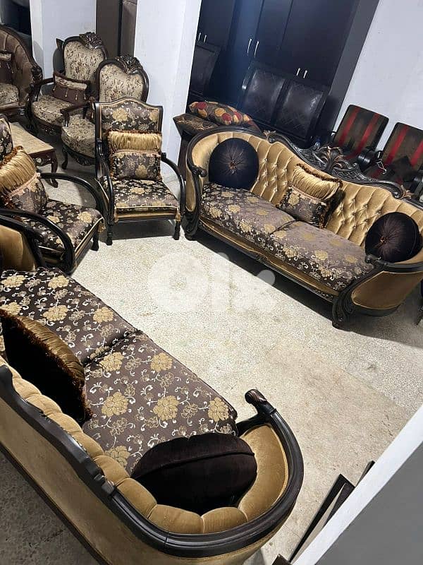 طقم كنبايات حفر خشب زان 6