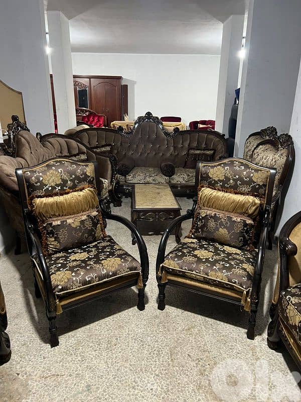 طقم كنبايات حفر خشب زان 8