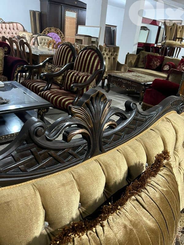 طقم كنبايات حفر خشب زان 9