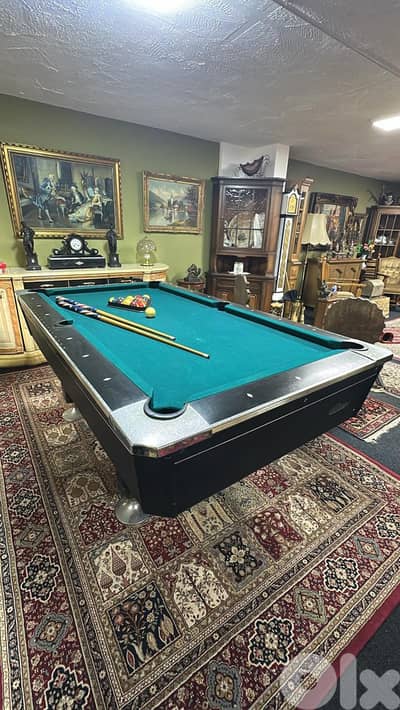 Vintage Fischer Commercial 7' Pool Table (Questor/Tipton, MO) – Ball R