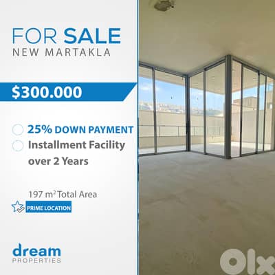 Apartment For Sale Hazmieh New Mar Takla PAYMENT FACILITY haz0107dpea