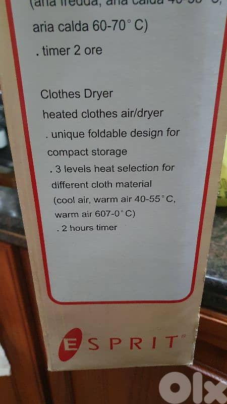 Esprit Clothes Dryer foldable for travel 2
