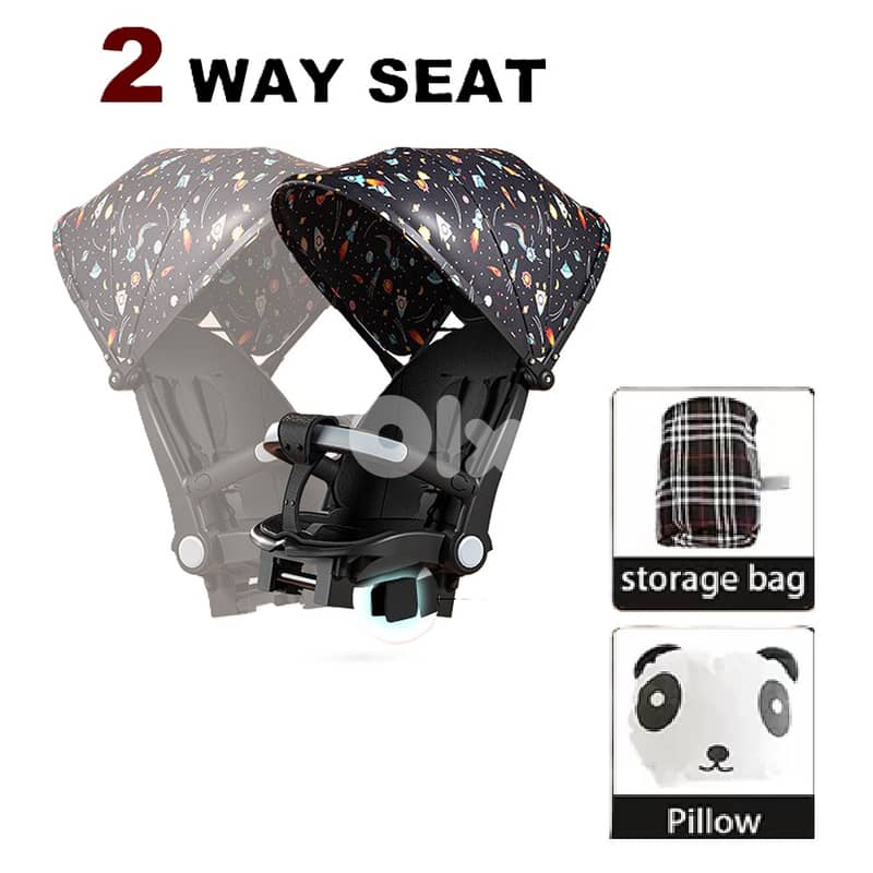 Multifunctional Baby Stroller - عربة أطفال متعددة الوظائف 1
