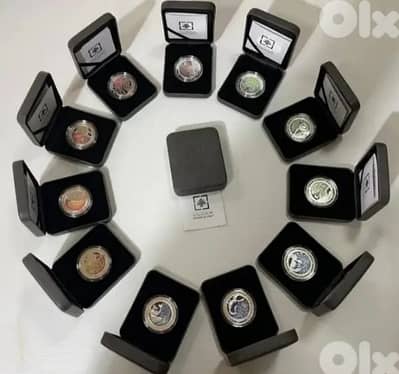 5 ليرات فضة ابراج