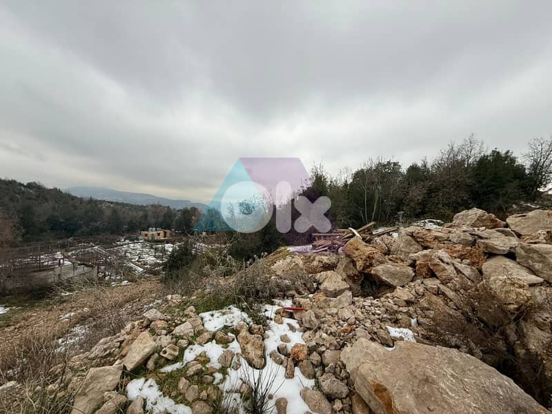 1190 m2 land+Mountain View 4sale in klayaat - ارض للبيع في القليعات 1