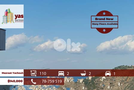 Mazraat Yachouh 110m2 | Brand New | Partial View | Calm Street | PM/EW