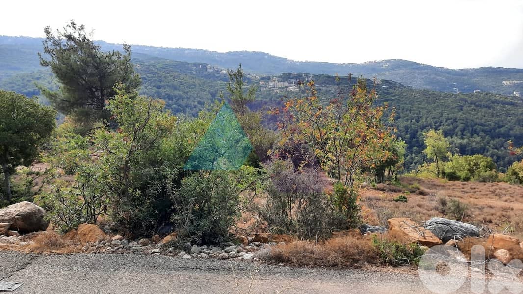 1610m2 land+mountain view 4sale in Ouyoun Broumana - عيون برمانا 2