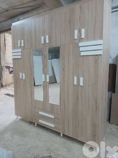 خزانة ست درف طابقين جديد