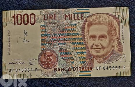 Italy 1000 Lire 1990