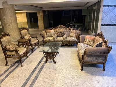 ‏صالون مصري مستورد ملوكي بعد شبه جديد