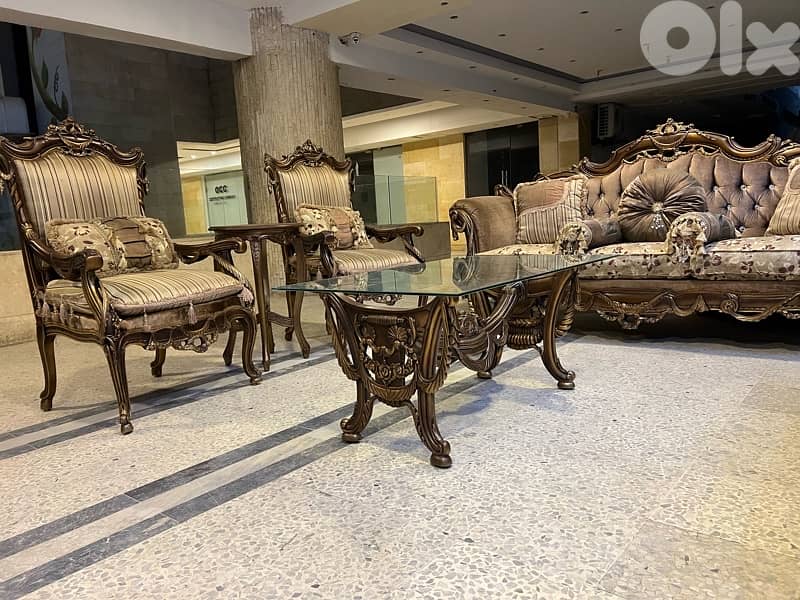 ‏صالون مصري مستورد ملوكي بعد شبه جديد 7